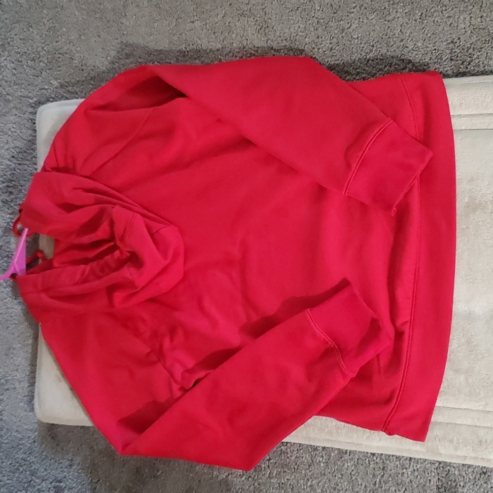 Women's Athletic Works Red Sweatshirt - Picture 7 of 7
